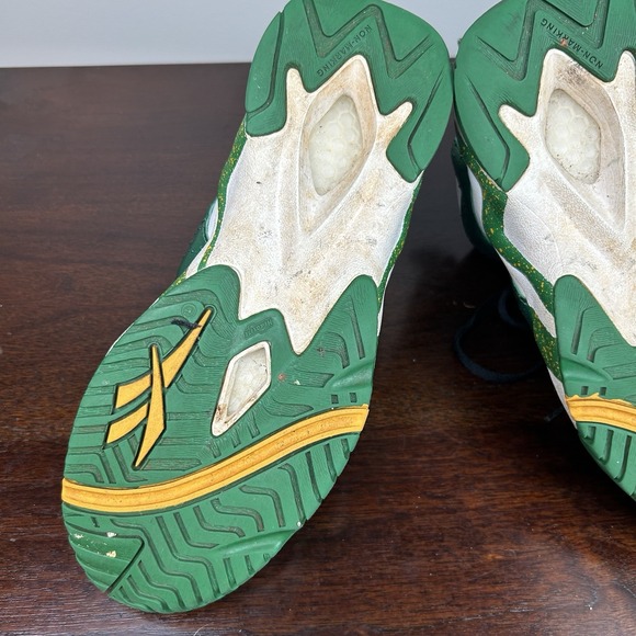 VTG Reebok Hurrikaze II Men's Size 8 US Shawn Kemp Shoes "Make it Rain" Sonics - Picture 13 of 14